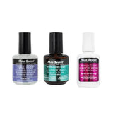 Mia Secret Nail Prep 0.5 oz (NP-30), Xtrabond Primer 0.5 oz (PR100), Brush-on Clear Nail Gel Resin 14g (323)