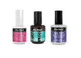 MIA SECRET - 3pc. UV Finish Gel Ultra Shine (0.5oz), Xtrabond Primer (0.5oz), and Nail Prep (0.5oz)