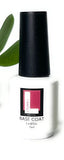 LYUNAIL Professional BASE COAT for Gel manicure or pedicure, gel nail polish, large volume 15ml bottle (0,5 fl oz), Base and No Wipe Top coat Soak Off UV LED for long lasting manicure, nail Strengthen