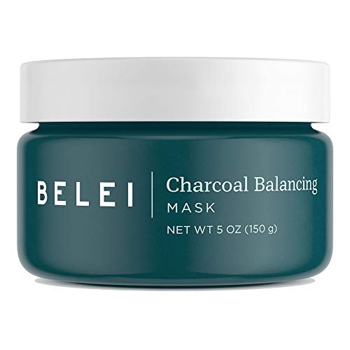 Amazon Brand - Belei Charcoal Balancing Mask, Fragrance Free, Paraben Free, 5 Ounce (150 g)
