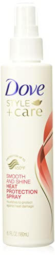 Dove Style + Care Smooth Shine Heat Protection Spray, 6.1 fl oz