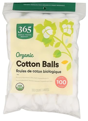 365 by Whole Foods Market, Cotton Balls Organic, 100 Count