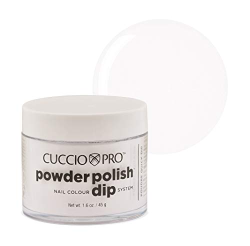 Cuccio Colour Powder Nail Polish - Lacquer For Manicures And Pedicures - Highly Pigmented Powder That Is Finely Milled - Durable Finish With A Flawless Rich Color - Easy To Apply - Clear, 2 Ounce (Pack of 1), (I0097865)