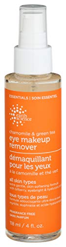 Earth Science, Makeup Remover Eye Chamomile Green Tea, 4 Fl Oz