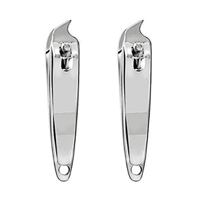 DNHCLL 2 PCS Metal Slanted Edge Nail Cutting Clippers Pedicure Manicure Tool Slanted Tip Cuticle Nail Clipper Cutter Nail Clipper Cutter Pedicure Manicure Tool