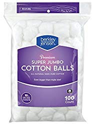 Berkley Jensen Super Jumbo Cotton 100% Cotton Balls - 100 ct.