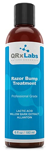 NEW! Razor Bump Treatment - Prevents Irritation and Ingrown Hair after Shaving, Waxing or any Hair Removal - Works on Face, Underarms, Legs, Bikini - 6 fl oz