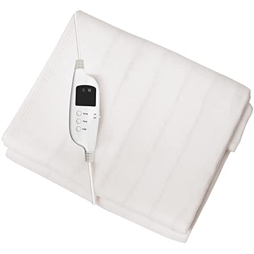 ForPro Fleece Massage Table Warmer, Extra Large 31” x 72” Heating Pad with 5 Heat Settings, Rapid Warming, LED Controller, 6’ Detachable Power Cord