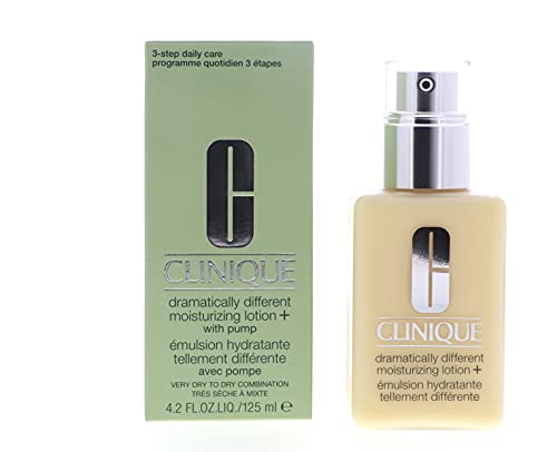 1 Pack Dramatically Different Moisturizing Lotion+ by Clinique with Pump Very Dry to Dry Combination Skin 125ML
