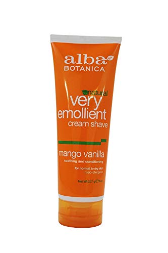 Alba Botanica Moisturizing Cream Shave, Mango Vanilla - 8 oz