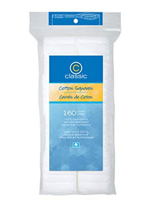 Classic Cotton Squares, 160 Count