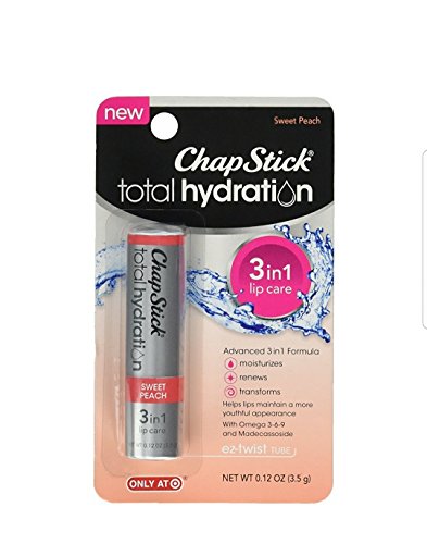 ChapStick Total Hydration 3 in 1 Sweet Peach 2 PACK