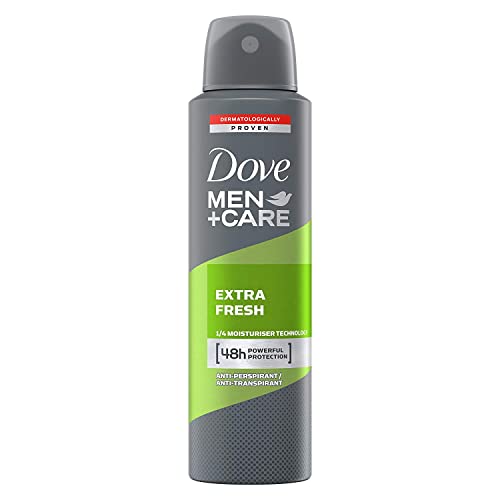 Dove Men Extra Fresh 48h Spray, International Version, 150 ml (6-Pack)