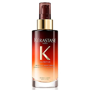 KERASTASE Nutritive 8HR Magic Night Hair Serum | Overnight Beauty Sleep Nourishing Serum | Deeply Conditions From Nutrients Lost | Reduces Tangles & Prevents Frizz | For All Hair Types | 3.04 Fl Oz