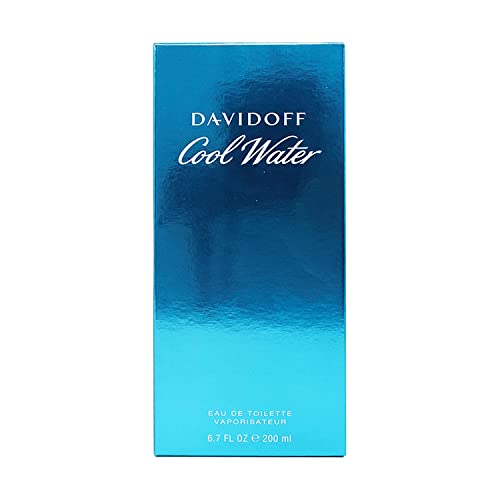 Davidoff Cool Water Eau de Toilette Spray for Men, 6.7 Ounce, Multi