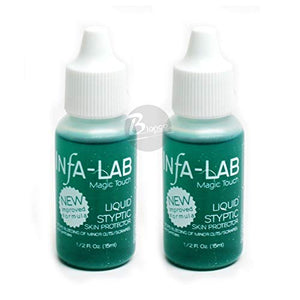 Infalab Magic Touch Liquid Styptic Skin Protector Stop Bleeding Cuts (2 pieces)