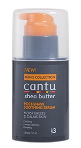 Cantu Men's Shea Butter Post Shave Soothing Serum, 2.5 Oz