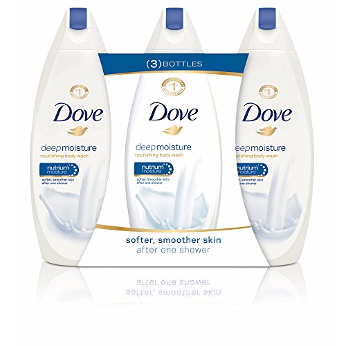 Dove Deep Moisture Nourishing Body Wash, 24 oz, Pack of 3