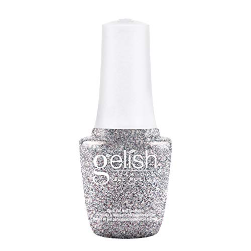 Gelish MINI Girls' Night Out Soak-Off Gel Polish, Sparkly Gel Nail Polish, Glitter Gel Nail Polish, Sparkly Nail Colors, 0.3 oz.