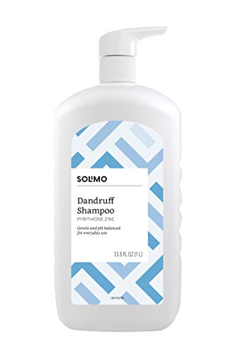 Amazon Brand - Solimo Dandruff Shampoo, Everyday Use, 33.8 Fluid Ounces