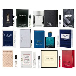 12 Men's Designer Cologne Sample Vial