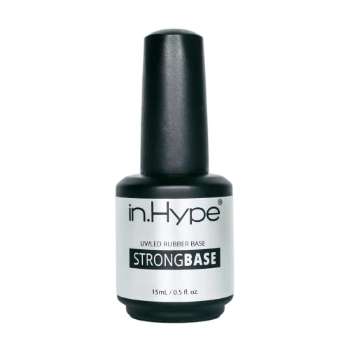 IN.HYPE HEMA-free Strong Rubber Base Coat UV/LED Curable. Soak Off