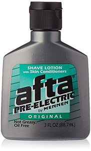 Afta Pre-Electric Shave Lotion With Skin Conditioners Original 3 oz (Pack of 2)