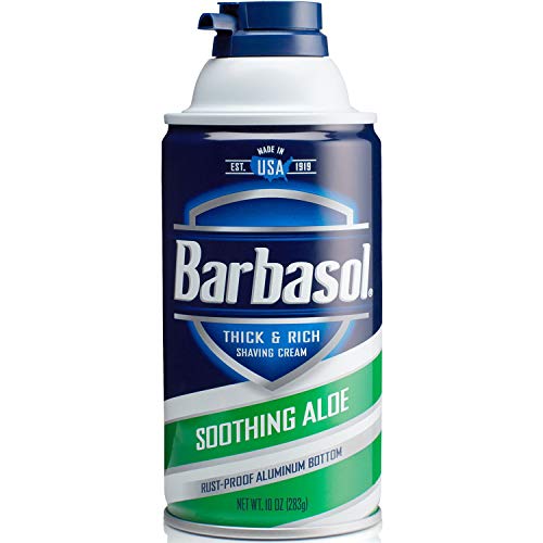 Barbasol Soothing Aloe Skin Thick And Rich Shaving Cream 10 Oz (Pack of 3) by Perio