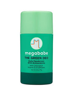 Megababe Daily Deodorant - The Green Deo with Anti-Antioxidants | Aluminum-Free, All Natural | 2.6 oz