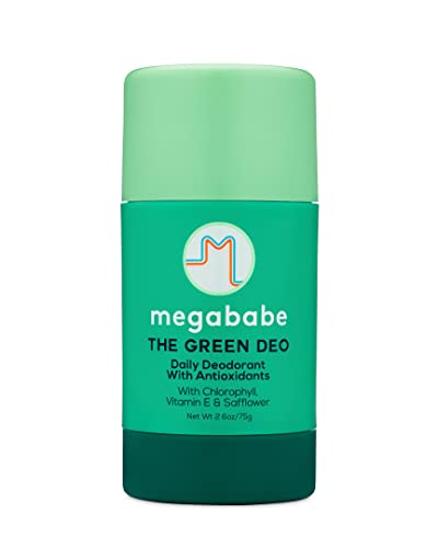 Megababe Daily Deodorant - The Green Deo with Anti-Antioxidants | Aluminum-Free, All Natural | 2.6 oz