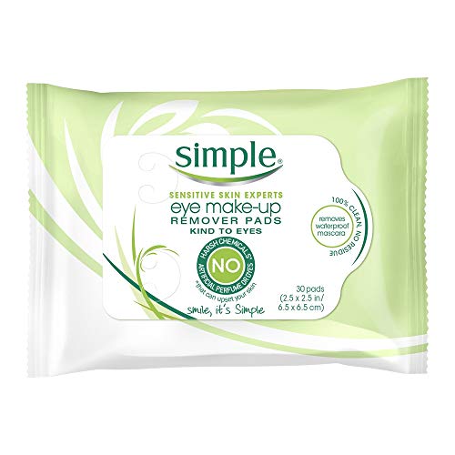 Simple Eye Make-Up Remover Pad, 30 Count (Pack of 3)