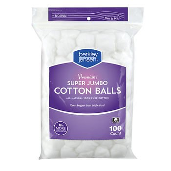 Berkley Jensen Super Jumbo Cotton Balls, 4 pk./100 ct. AS
