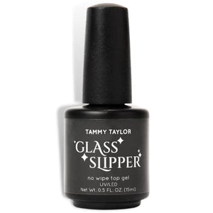 Tammy Taylor Glass Slipper Top Coat | Non Yellowing Finish | Clear Gel Top Coat for Gel Polish & Acrylic Nails | Smooth Application | UV/LED Cure
