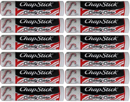 ChapStick Limited Edition Candy Cane, 12-Stick Refill Pack