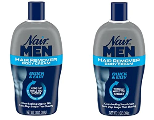 For Men, Hair Remover Body Cream, Back, Chest, Arms and Legs, 13 oz (368 g), Nair