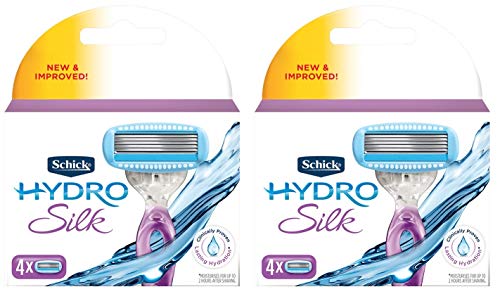 Schick Hydro Silk Cartridges 4 ea (Pack of 2)