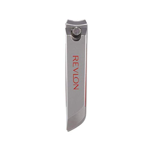 Revlon Nail Clipper, Salon Professional Nail Care Tools, Curved Blade for Trimming & Grooming, Easy to Use, Non-Corrosive, Stainless Steel (Pack of 1)