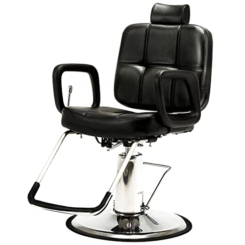 Artist hand Hydraulic Recline Barber Chair Salon Chair for Hair Stylist Heavy Duty Tattoo Chair Shampoo Beauty Salon Equipment