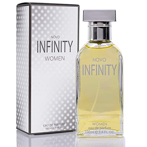 Novo Infinity for Women - 3.4 Fluid Ounce Eau De Parfum Spray for Women - Refreshing Mix of Citrus Floral & Musk Fragrances Smell Fresh All Day Long Lovely Gift for Women for All Occasions