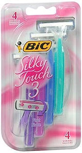 Bic Silky Touch 3 Disposable Shaver 4 ea (Pack of 6)