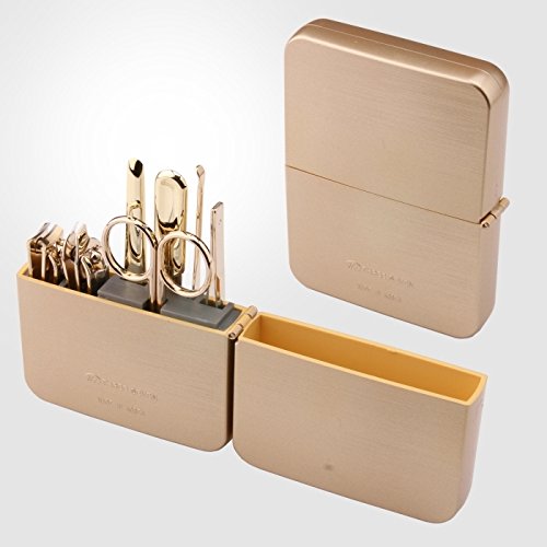 World No. 1. Three Seven (777) Travel Manicure Grooming Kit Nail Clipper Set (7 PCs, TS-4112G), MADE IN KOREA, SINCE 1975.