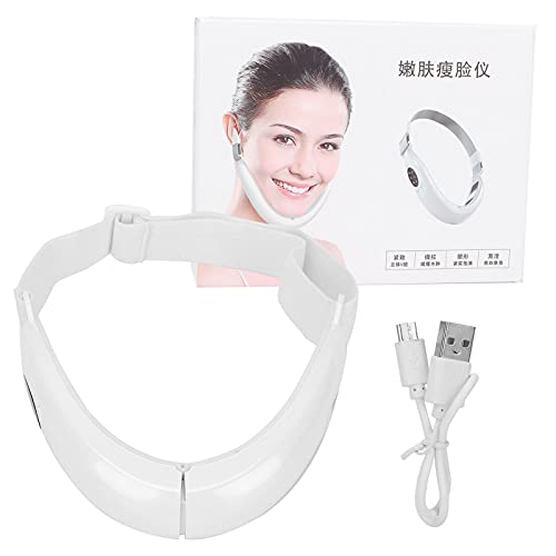 Electric V-Face Shaping Massager, V-Line Up Lift Belt Machine, Electric V Face Machine, Face Lifting Machine Face Firming Machine Beauty Device Double Chin Removal Skin Lifting Machine