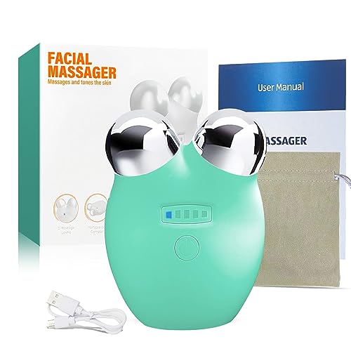 Microcurrent Facial Device, Face Massager, USB Face Sculpting Tool, Mini Rechargeable Facial Massager, Anti-Aging, Face Lifting & Skin Tightening