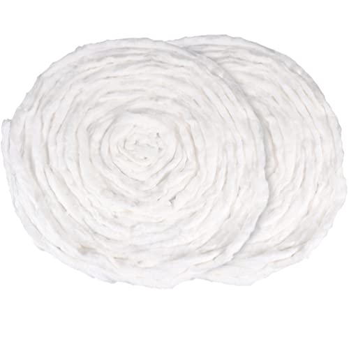 Lurrose Cotton Balls 2 Bags Cotton Beauty Coil Salon Coil Cotton Roll for Manicures and Salon 200g Cotton Rounds