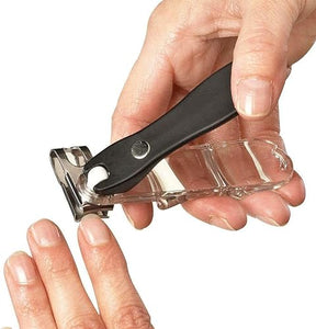 EZ Grip 360 Degree Rotary Stainless Steel Sharp Blade Fingernail Toenail Clipper, Trimmer and Cutter