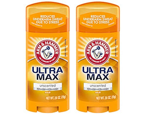 ARM & HAMMER ULTRAMAX Anti-Perspirant Deodorant Solid Unscented 2.60 oz (Pack of 2)