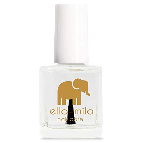 ella+mila Matte Coat - Matte-ly in Love Clear Top Coat Nail Polish - Matte Top Coat Nail Polish for Nail Lacquer Finish - Quick Dry & Long-Lasting Matte Clear Coat Nail Polish (0.45 fl oz)