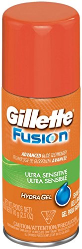 Gillette Fusion Hydra Gel Ultra Sensitive Shave Gel - 2.5 oz