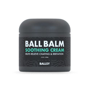 Ballsy Groin Balm Soothing Cream, Deep Hydration for Chafed, Dry, or Irritated Skin, for groin area, Convenient Size 2 oz, 2 Ounce (Pack of 1)