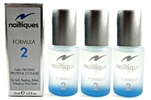Nailtiques Nail Protein, Formula 2, 0.5 Ounce (Set of 3)